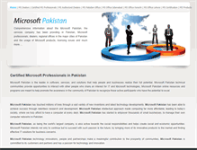 Tablet Screenshot of microsoftpakistan.com